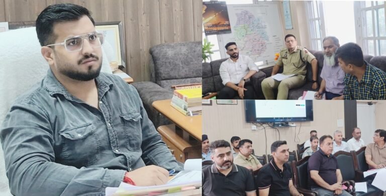 DC Rajouri Directs Comprehensive Measures to Reduce Road Accidents and Improve Traffic Management