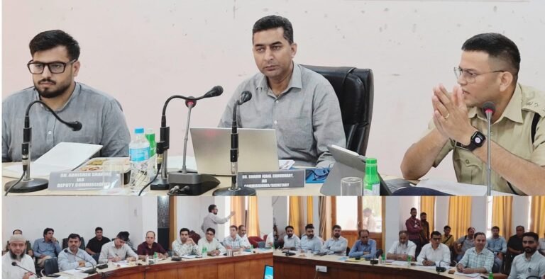 Dr. Shahid Iqbal reviews progress on 100 Day Nasha Mukt Jammu Kashmir Campaign in Rajouri