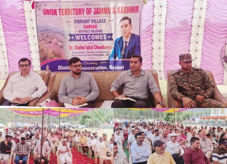 Commissioner Secretary YSS visits Vibrant Villages in Nowshera; reviews development initiatives