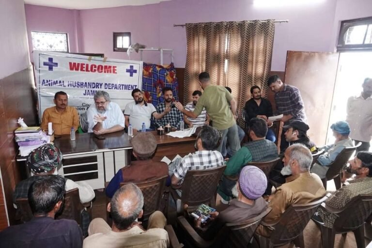 Animal Husbandry Department Holds Awareness Camp at Kewal, Promotes HADP and IDDS Schemes