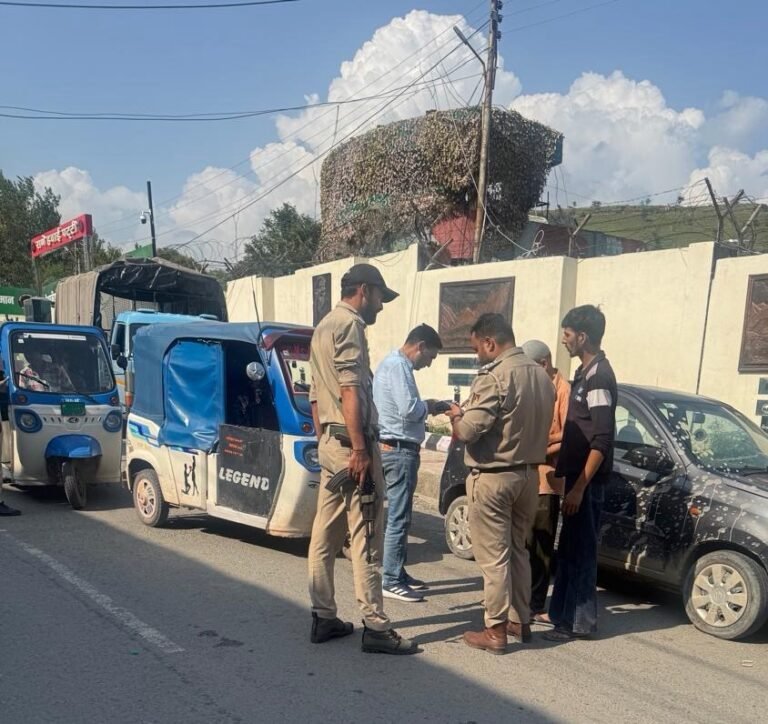 MVD Rajouri Cracks Down on Violators; 3 E-Autos Seized, 13 Challans Issued, imposes 32000 penalty