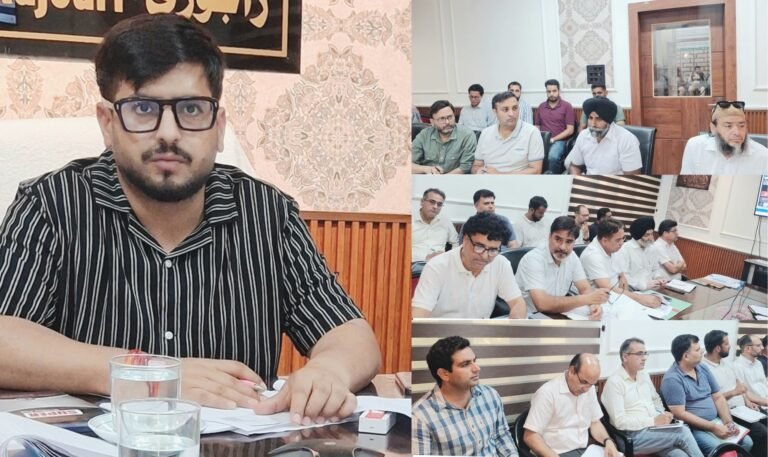 DC Rajouri Reviews Progress of Aspirational Block Development Programme in Khawas, Calls for Accelerated Implementation