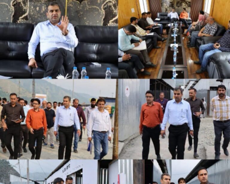 DC Ramban Reviews Yatra Arrangements in Details at Lamber Yatra Camp, Other Designated Sites Ahead of SANJY 2026