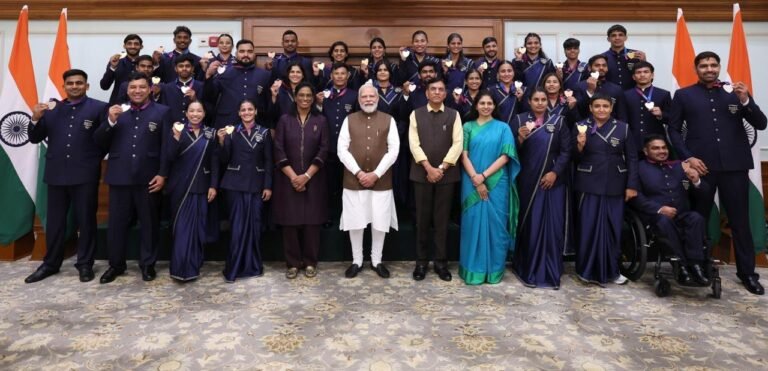 Prime Minister hosts Commonwealth Games 2026 medal winners.